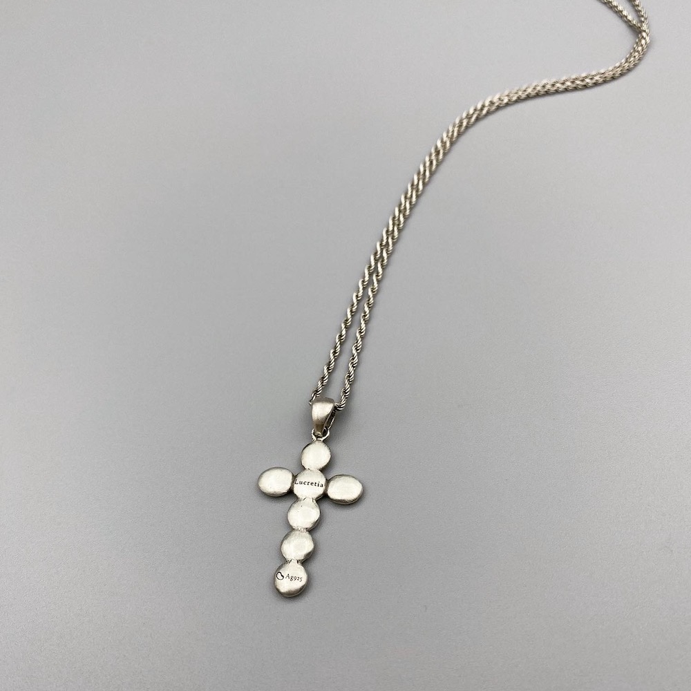 Altar Bread Cross -INRI- Necklace
