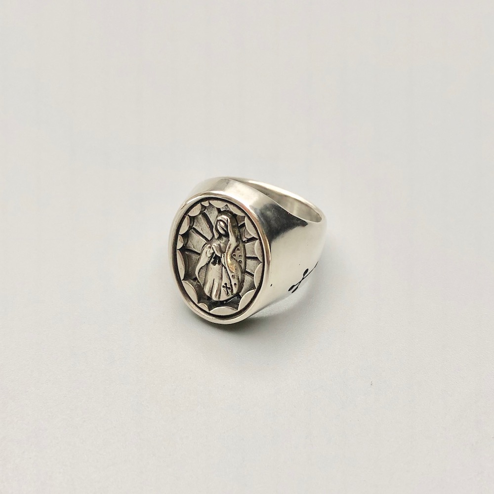 Maria De Guadalupe Silver Seal Ring