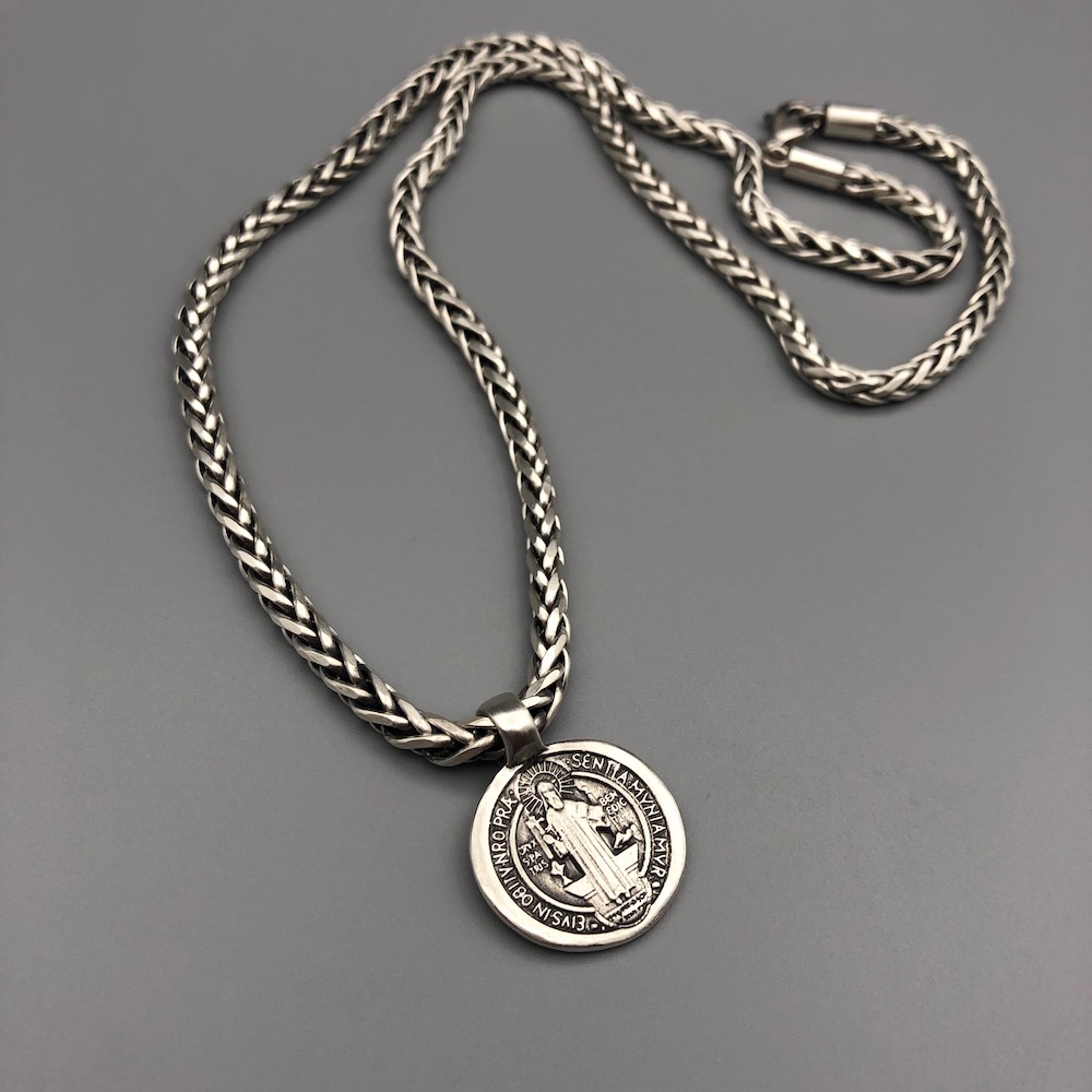 711 Saint Benedict Rope Chain Necklace